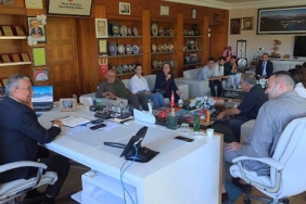 Fethiye Belediyesi heyetinden Kemer Belediyesi Kültür Evi’ne ziyaret