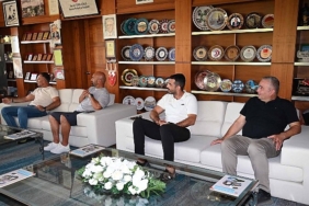 Kemer Su Sporları Derneği’nden Başkan Topaloğlu’na ziyaret