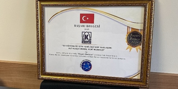 KOSKİ’ye “Dijital Birliktelik Zirvesi”nde Başarı Belgesi