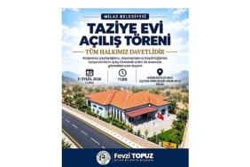 Milas Belediyesi Taziye Evi’nin Açılış Töreni Gerçekleştirilecek