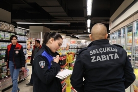 Selçuklu’da Market Denetimleri Sürüyor